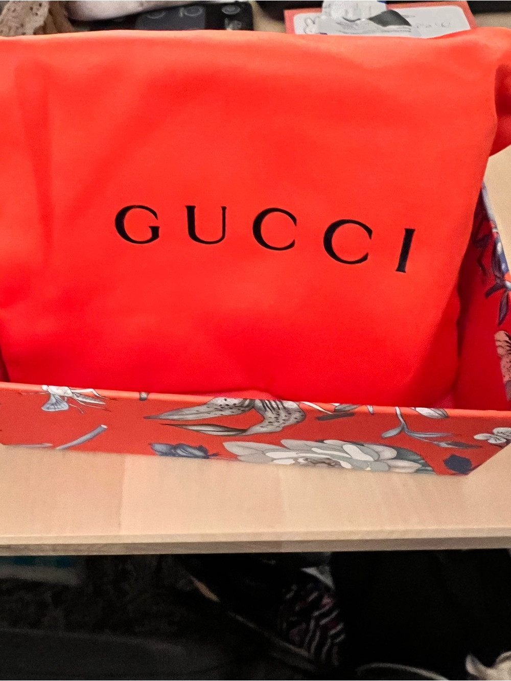 LIMITED JAPAN EDITION Gucci GG Marmont Flora Bifold Wallet-NEW - Picture 6 of 8